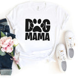 T-Shirt-Dog Mama T-Shirt-S-White-Jack N Roy
