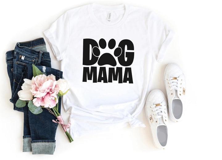 Shirts & Tops-Dog Mama T-Shirt-S-White-Jack N Roy