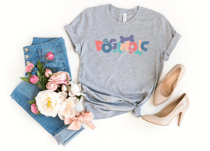 Shirts & Tops-Dogaholic T-Shirt-S-Athletic Heather-Jack N Roy