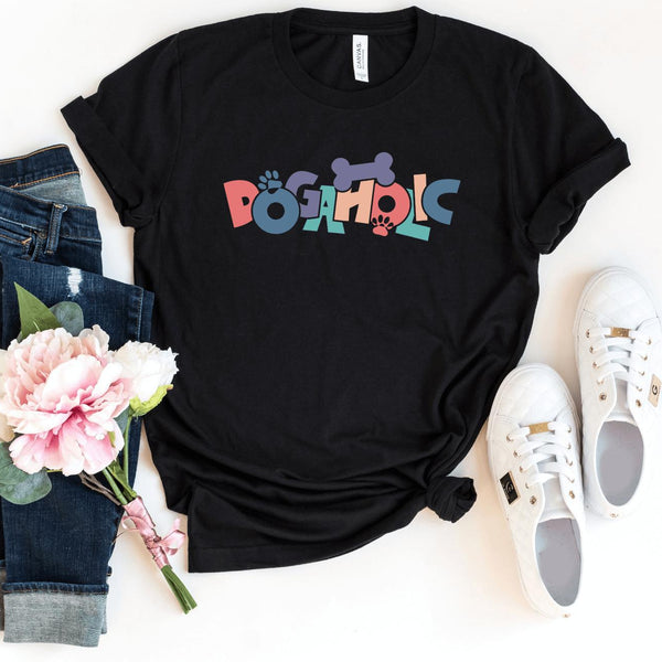 T-Shirt-Dogaholic T-Shirt-S-Black-Jack N Roy