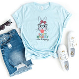 T-Shirt-Don't Worry Be Hoppy T-Shirt-S-Heather Ice Blue-Jack N Roy