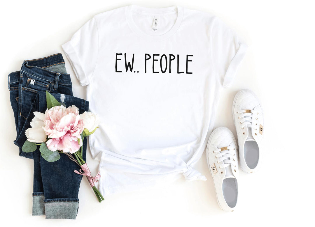 Shirts & Tops-EW PEOPLE T-Shirt-S-White-Jack N Roy