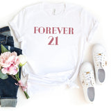 T-Shirt-FOREVER 21 T-Shirt-S-White-Jack N Roy