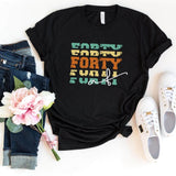 T-Shirt-Forty AF T-Shirt-S-Black-Jack N Roy