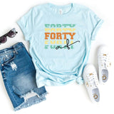 T-Shirt-Forty AF T-Shirt-S-Heather Ice Blue-Jack N Roy