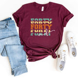 T-Shirt-Forty AF T-Shirt-S-Maroon-Jack N Roy