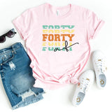 T-Shirt-Forty AF T-Shirt-S-Pink-Jack N Roy