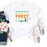 T-Shirt-Forty AF T-Shirt-S-White-Jack N Roy