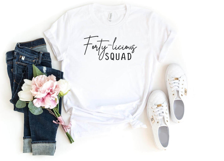 Shirts & Tops-Fortylicious SQUAD T-Shirt-S-White-Jack N Roy