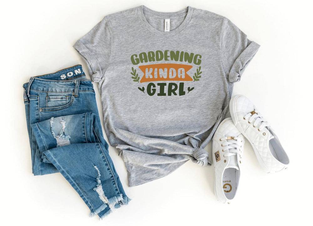 Shirts & Tops-Gardening Kinda Girl T-Shirt-S-Athletic Heather-Jack N Roy