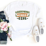T-Shirt-Gardening Kinda Girl T-Shirt-S-White-Jack N Roy