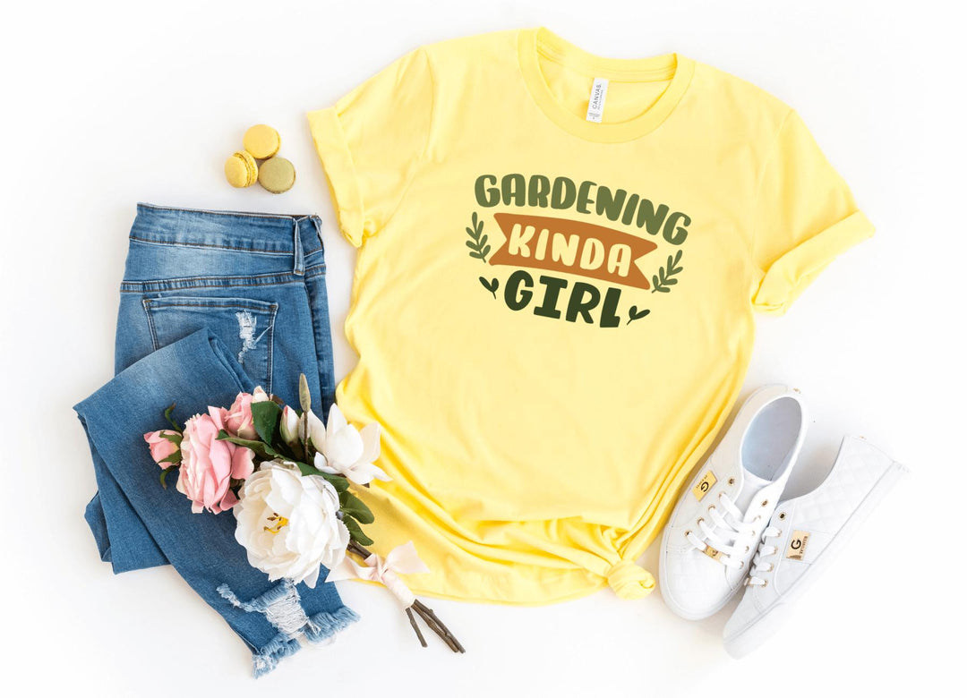 Shirts & Tops-Gardening Kinda Girl T-Shirt-S-Yellow-Jack N Roy