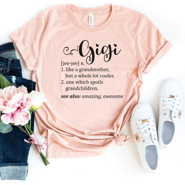 T-Shirt-Gigi Definition T-Shirt-S-Heather Peach-Jack N Roy