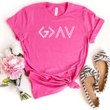 T-Shirt-God Is Greater Than Ups & Downs T-Shirt-S-Charity Pink-Jack N Roy