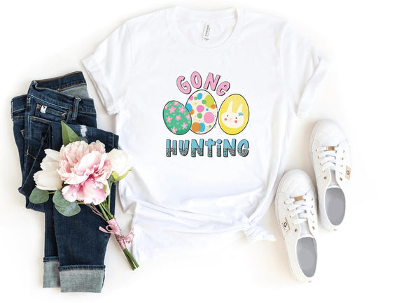 T-Shirt-Gone Hunting T-Shirt-S-White-Jack N Roy