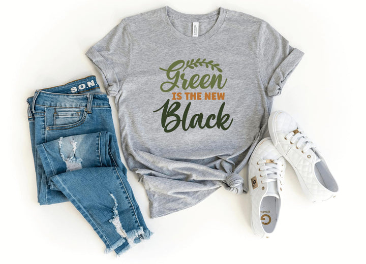 Shirts & Tops-Green Is The New Black T-Shirt-S-Athletic Heather-Jack N Roy