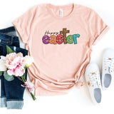 T-Shirt-Happy Easter T-Shirt-S-Heather Peach-Jack N Roy