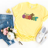 T-Shirt-Happy Easter T-Shirt-S-Yellow-Jack N Roy