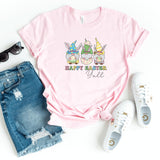 T-Shirt-Happy Easter Y'All T-Shirt-S-Pink-Jack N Roy