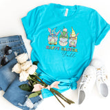 T-Shirt-Happy Easter Y'All T-Shirt-S-Turquoise-Jack N Roy