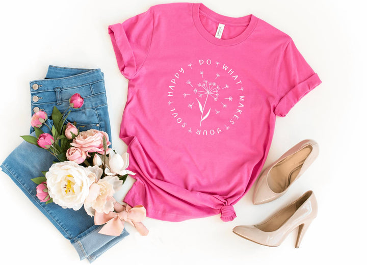Shirts & Tops-Happy Soul T-Shirt-S-Charity Pink-Jack N Roy