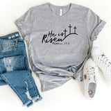 T-Shirt-He Is Risen T-Shirt-S-Athletic Heather-Jack N Roy