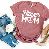 T-Shirt-Hippie mom T-Shirt-S-Heather Mauve-Jack N Roy