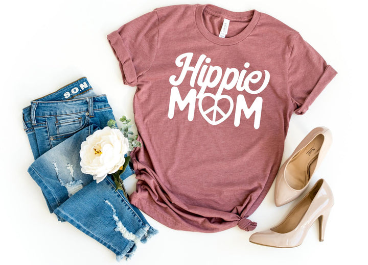Shirts & Tops-Hippie mom T-Shirt-S-Heather Mauve-Jack N Roy