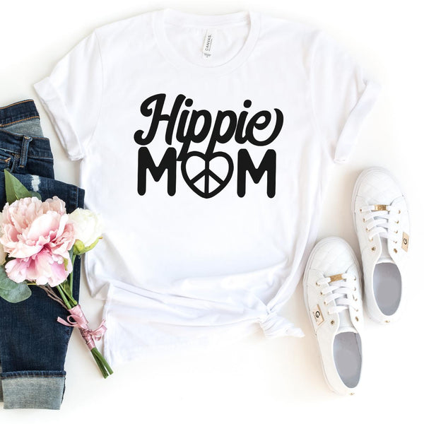 T-Shirt-Hippie mom T-Shirt-S-White-Jack N Roy