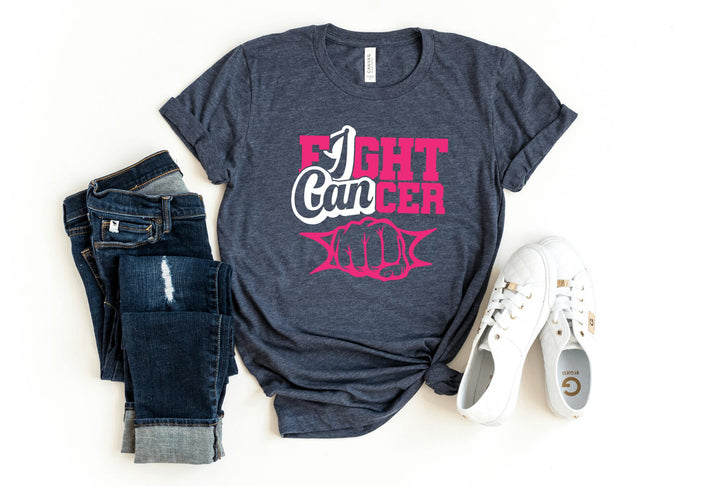 Shirts & Tops-I CAN T-Shirt 🎗️-S-Navy-Jack N Roy