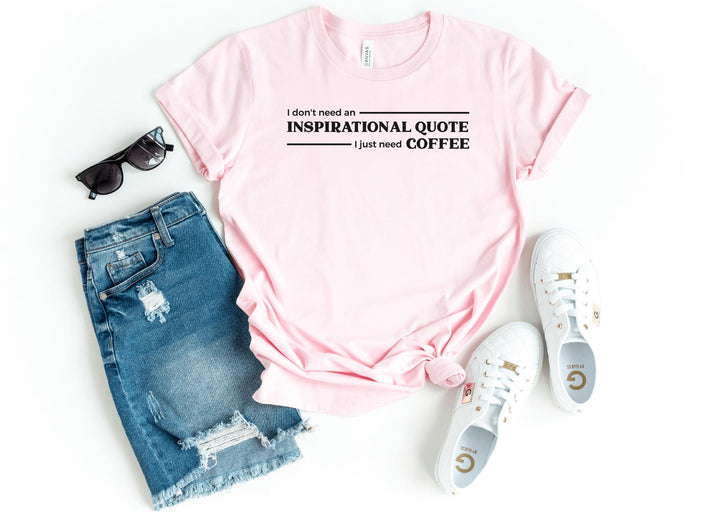 Shirts & Tops-I Just Need Coffee T-Shirt-S-Pink-Jack N Roy