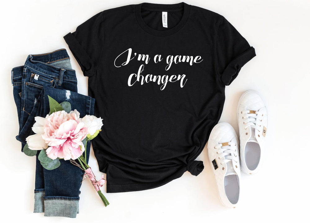 Shirts & Tops-I'm a Game Changer T-Shirt-S-Black-Jack N Roy
