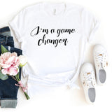 T-Shirt-I'm a Game Changer T-Shirt-S-White-Jack N Roy