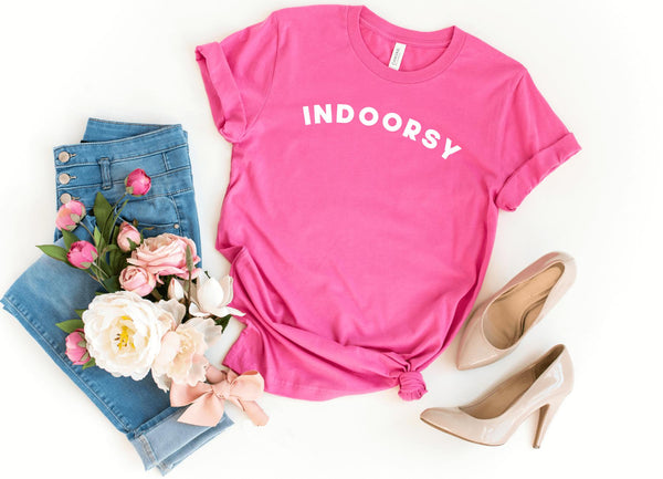 T-Shirt-Indoorsy T-Shirt-S-Charity Pink-Jack N Roy
