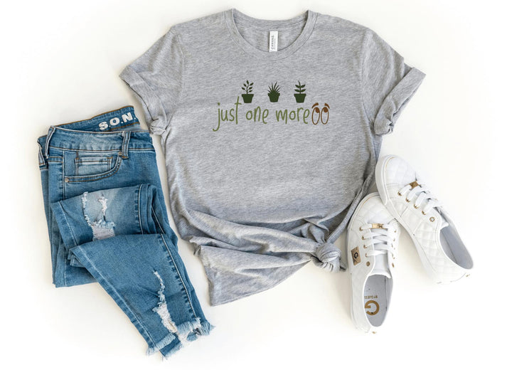 Shirts & Tops-Just One More Plant T-Shirt-S-Athletic Heather-Jack N Roy