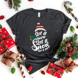 T-Shirt-Let it snow T-Shirt-S-Dark Grey Heather-Jack N Roy