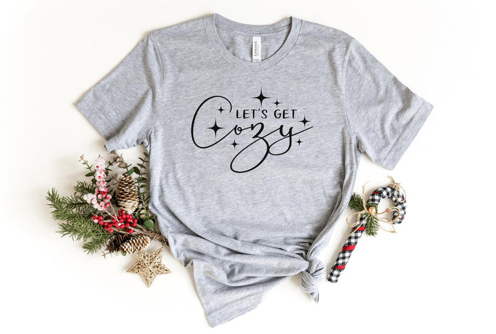 Shirts & Tops-Let's Get Cozy T-Shirt-S-Athletic Heather-Jack N Roy