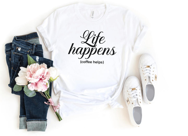 Shirts & Tops-Life Happens Coffee Helps T-Shirt-S-White-Jack N Roy