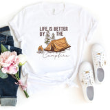 T-Shirt-Life Is Better By The Campfire T-Shirt-S-White-Jack N Roy