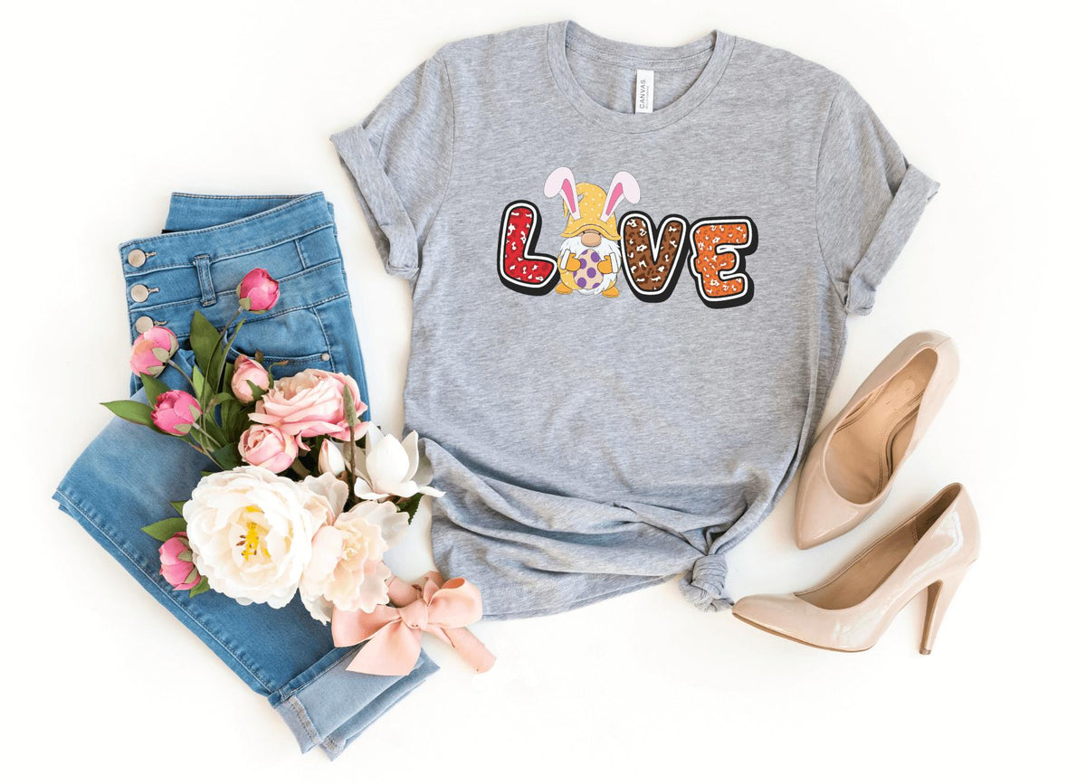 T-Shirt-Love Easter T-Shirt-S-Athletic Heather-Jack N Roy