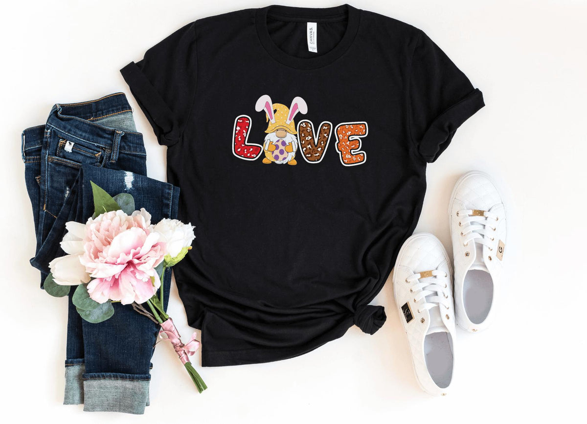 T-Shirt-Love Easter T-Shirt-S-Black-Jack N Roy