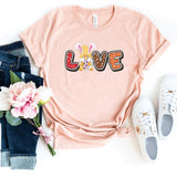 T-Shirt-Love Easter T-Shirt-S-Heather Peach-Jack N Roy