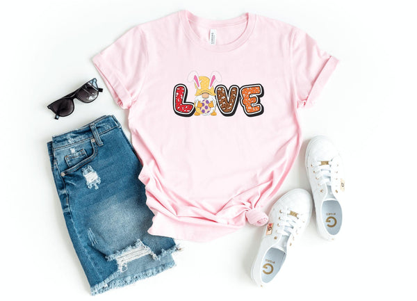 T-Shirt-Love Easter T-Shirt-S-Pink-Jack N Roy