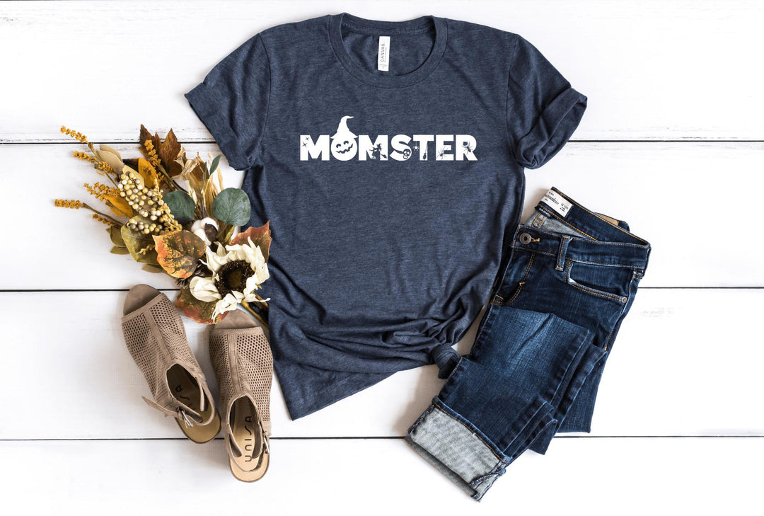 Shirts & Tops-MOMster T-Shirt-S-Heather Navy-Jack N Roy