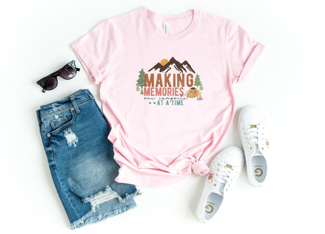Shirts & Tops-Making Memories T-Shirt-S-Pink-Jack N Roy