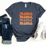 T-Shirt-Mama Mama Mama T-Shirt-S-Heather Navy-Jack N Roy