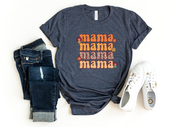 Shirts & Tops-Mama Mama Mama T-Shirt-S-Heather Navy-Jack N Roy