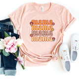 T-Shirt-Mama Mama Mama T-Shirt-S-Heather Peach-Jack N Roy