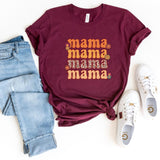 T-Shirt-Mama Mama Mama T-Shirt-S-Maroon-Jack N Roy