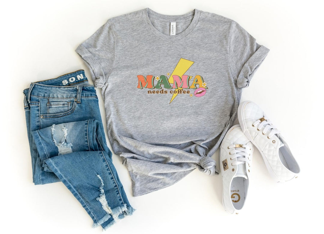 Shirts & Tops-Mama Needs Coffee T-Shirt-S-Athletic Heather-Jack N Roy